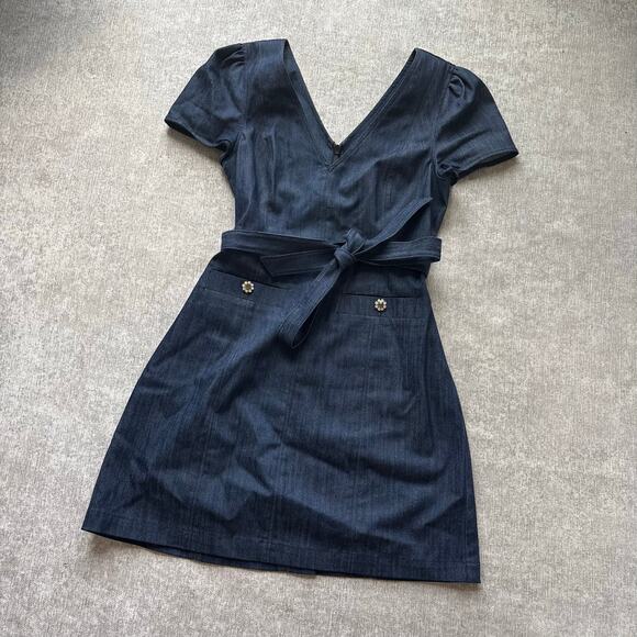 Cinq a Sept Denim Midi Dress - Picture 1 of 4